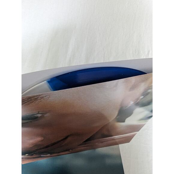 Dua Lipa Vinyl Hand Signed Insert Radical Optimism New Autograph Blue And White - Picture 3 of 11